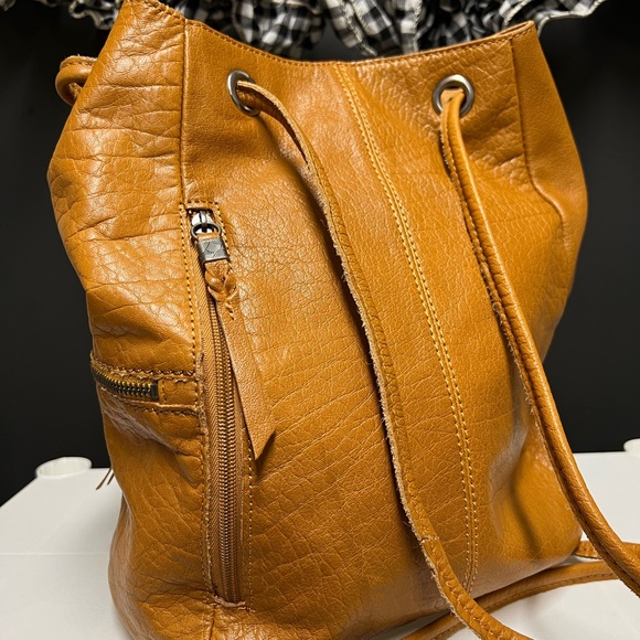 The Sak Boho Brown Leather Backpack - Picture 6 of 8
